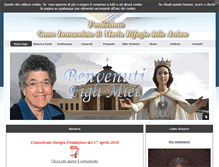 Tablet Screenshot of fondazionenatuzza.org